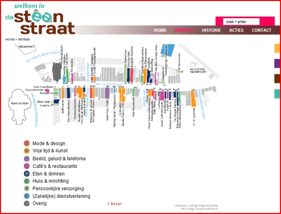 Klik op De Nieuwe Website van De Steenstraat ...