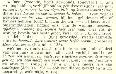 Bron: de Dikke van Dalen, 8ste druk, 1961.